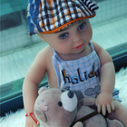 Lifelike Mini Boy 58cm 23 Inch Rebirth Baby Doll Kids Infant Toys